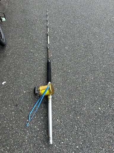 大型魚専用釣竿とリール