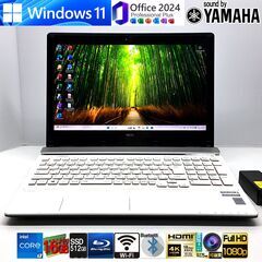 ★最新Office2024｜Windows11(24h2)★NEC GN246A/C4【最強 i7 +メモリー16GB +爆速新品SSD 512GB】圧巻のYAMAHAサウンド（管理：202509081642）の画像