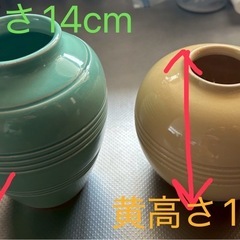 ③陶器の花器3個（バラし不可）の画像