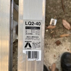 長谷川工業 二連ハシゴの画像