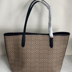 コーチ city tote トートバッグ ショルダーバッグ 手提げバッグの画像