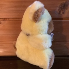 黄色いテディベア　つぶれあり　浦山商事　非売品　熊　くま　クマの画像