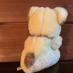 黄色いテディベア　つぶれあり　浦山商事　非売品　熊　くま　クマの画像