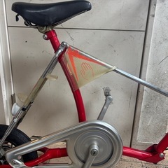 BRIDGESTONEワンタッチpicnica 折りたたみ自転車 レッドの画像