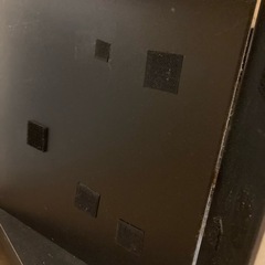 テレビ台　黒　キャスター付き　32インチテレビ対応　傷ありの画像