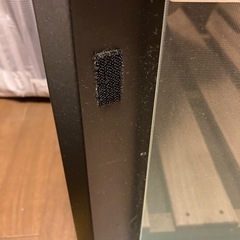 テレビ台　黒　キャスター付き　32インチテレビ対応　傷ありの画像