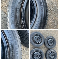 ヨコハマ鉄板ホイール付き 冬タイヤの画像