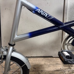 ANA 折りたたみ超小型小径自転車の画像