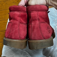 ※26.5センチTimberland ティンバーランド ブーツ レッド スエードの画像