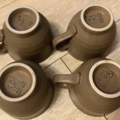 ミッシェルクラン　MK MICHEL KLEIN カップ&ソーサー4客セットの画像