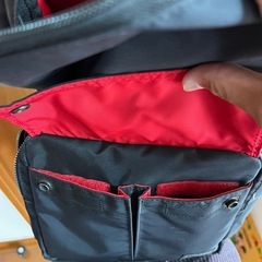 PORTER リュック ブラック 黒 エルファイン コラボ レッド 赤 男女兼用の画像