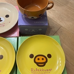 新品未使用　リラックマ マグカップとプレートセットの画像