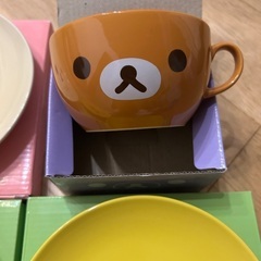 新品未使用　リラックマ マグカップとプレートセットの画像