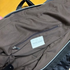 　横幅50センチくらいのバック　黒　cache cache(カシュカシュ)  の画像