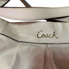 COACH（コーチ） レザーショルダーバッグの画像