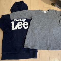 子供用品 秋服ワンピースセット 90-95サイズの画像