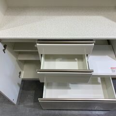 ニトリ｜アルミナ2｜ガラス引戸｜キッチンボードの画像