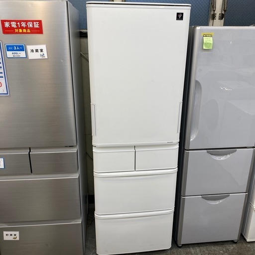 SHARP 5ドア冷蔵庫 SJ-X418K-W 2024年製　121L