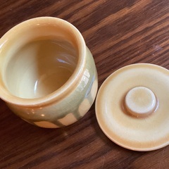 佃煮入れ　小さな壺　ツボ陶器製　梅干し入れ　漬物入れの画像