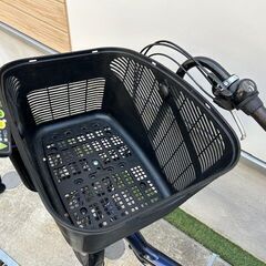 🌈長生きバッテリー8.7Ah　🌈大カゴ仕様！💘ヤマハ　キスミニ　電動自転車　電動アシスト自転車　20インチ　子供乗せ 984の画像