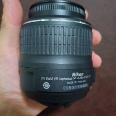 優良品　AF-S DX NIKKOR 18-55mm F3.5-5.6G VR　分解清掃及び整備済の画像