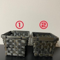 【優先条件有】花アレンジのカゴ（ポット）5個セット！の画像