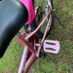 18インチ　キッズ自転車　女の子の画像