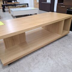 J1473【リユースのサカイ柏店】NITORI　ニトリ　センターテーブル　コネクト120　ライトブラウン　クリーニング済み　参考価格29,990円の画像