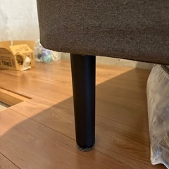 ニトリ　シングルベッド（グレー）の画像
