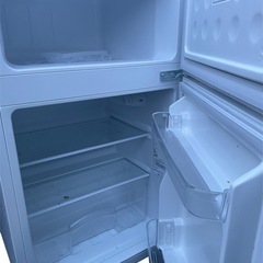 MAXZEN 2ドア冷蔵庫 85L JR085HM01WH 2022年製の画像