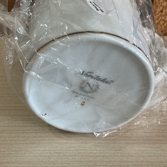 プラチナマグカップ☕️ Noritake ノリタケ 洋食器 マジェスティック コーヒーカップ オシャレ🖤 新品・未開封❗️　白 青 ゴールドの画像