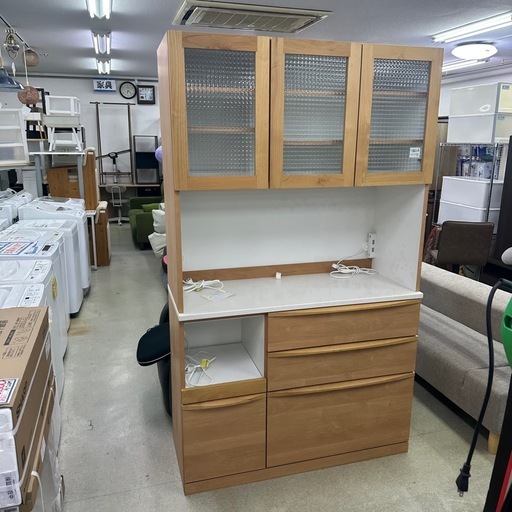121 木製キッチンボード ソフトクローズ有