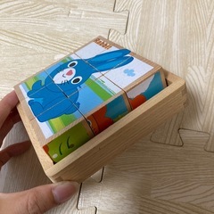 木製動物パズル　知育玩具　人気の画像