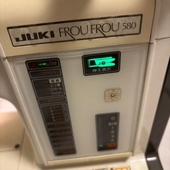 ミシン ジューキ JUKI FROUFROW580の画像
