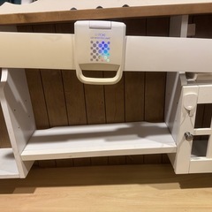 差し上げます子供用机本棚の画像