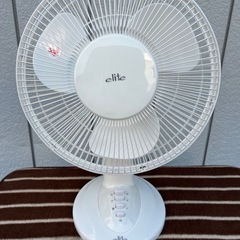 ■卓上扇風機 千住 elite 30cm■2019年製 KI-1000 3枚羽根■3段階風量 お座敷扇風機 サーキュレーター 白 ホワイトの画像