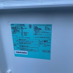 2021年製　Haier ハイアール 2ドア ノンフロン冷凍冷蔵庫 JR-XP2NF173F 173Lの画像