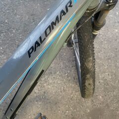 リサイクルショップどりーむ荒田店　No480 訳アリマウンテンバイク　走行はギリ可能です　GT　27.5インチ　ギア切り替え前後不可　ホイール前後振れあり　　の画像