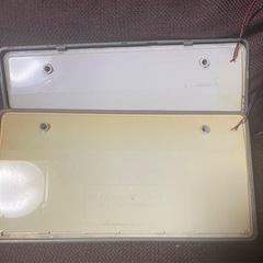 字光式ナンバー照明器具　2個セットの画像
