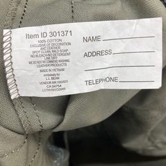 L.L.Bean スヌーピー　トートバッグ カーキ色の画像