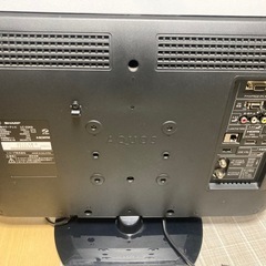 シャープ 22型 液晶テレビ 寝室などにの画像