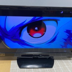 シャープ 22型 液晶テレビ 寝室などにの画像