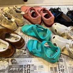 子供靴詰合せ6足19.0cmPUMAコンバースの画像