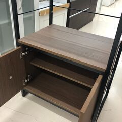 【ジャングルジャングル和歌山店】【Wa2016】食器棚 ブラウン リユースショップ リサイクルショップ 中古家具 中古家電 中古自転車 古着 冷蔵庫 洗濯機 エアコン 電子レンジ テレビ オフィス家具 ヴィンテージ アンティーク  和歌山市 岩出市 海南市 岬町 和歌山 大阪の画像