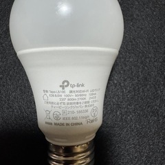 TP-Link LED電球 Tapo スマート LED ランプ 調光タイプ 電球色 E26 800lm Echo シリーズ/Google ホーム 対応の画像