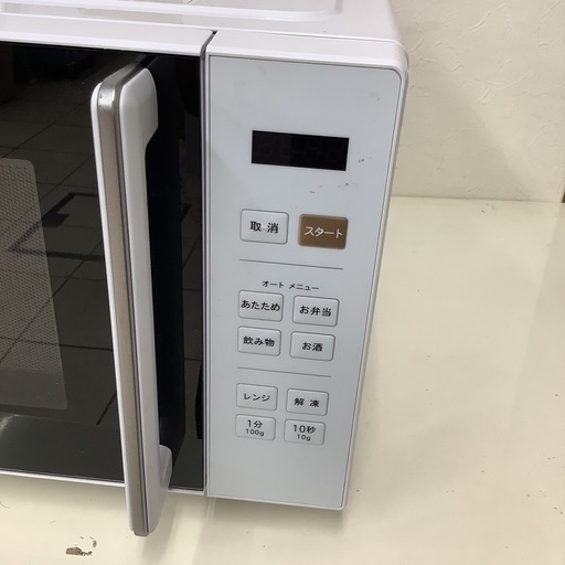 YAMAZEN 山善 電子レンジ NERW-F018 2024年製 フラットテーブル