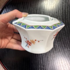 深川　有田焼　灰皿の画像