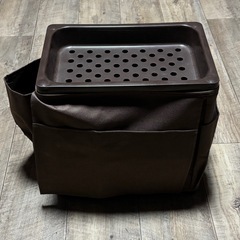 2段カバー付き収納ケースの画像