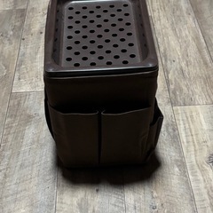 2段カバー付き収納ケースの画像
