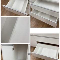 ジモティー限定価格！S381⭐  NITORI ニトリ キッチンカウンター キュリー2 幅119.5cm USEDの画像
